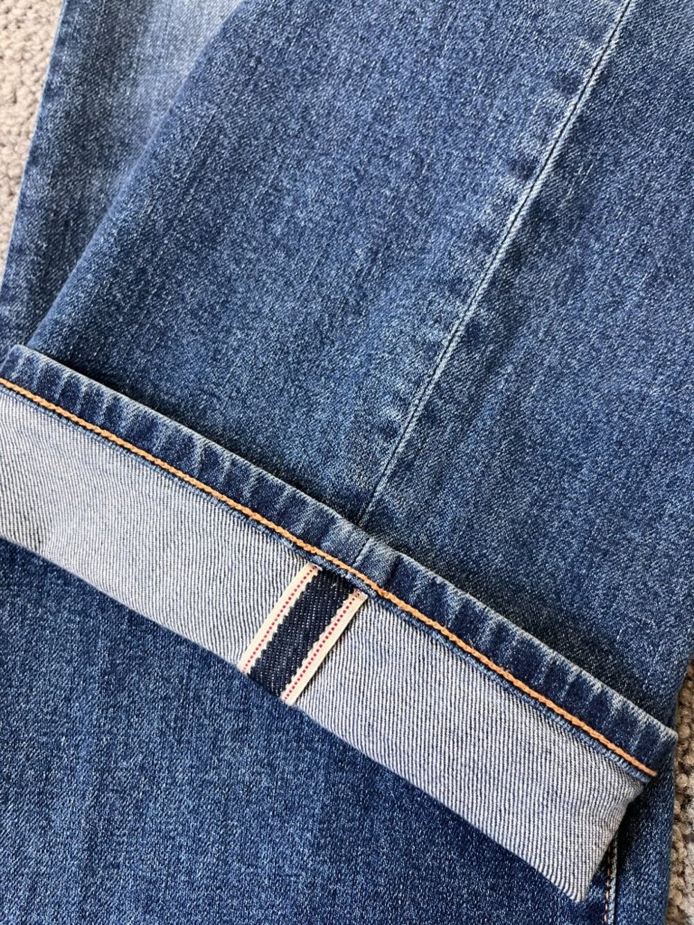 ZARA Z.07 WIDE LEG HIGH-WAIST JEANS WITH TURN-UP SELVEDGE HEMS - EUC - 6
